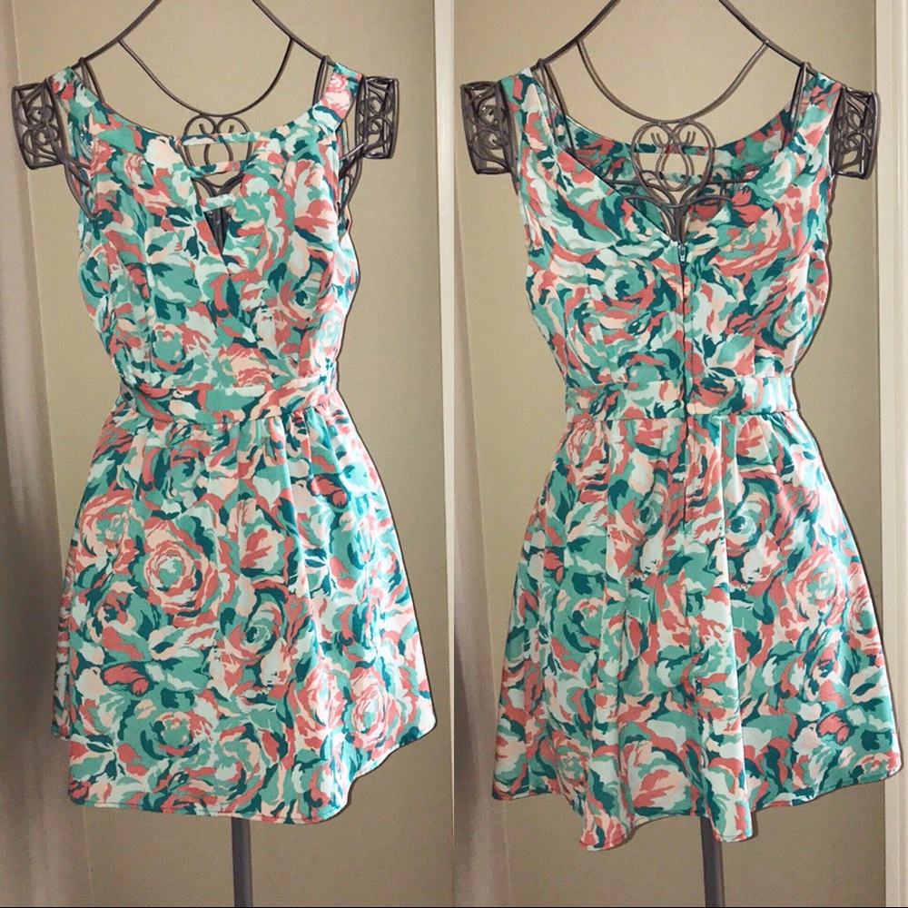 “Sherbet Sundae” 🍧👗 Floral Sundress